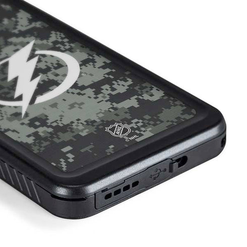 NHL Tampa Bay Lightning Camo Galaxy S24 Plus Waterproof Case